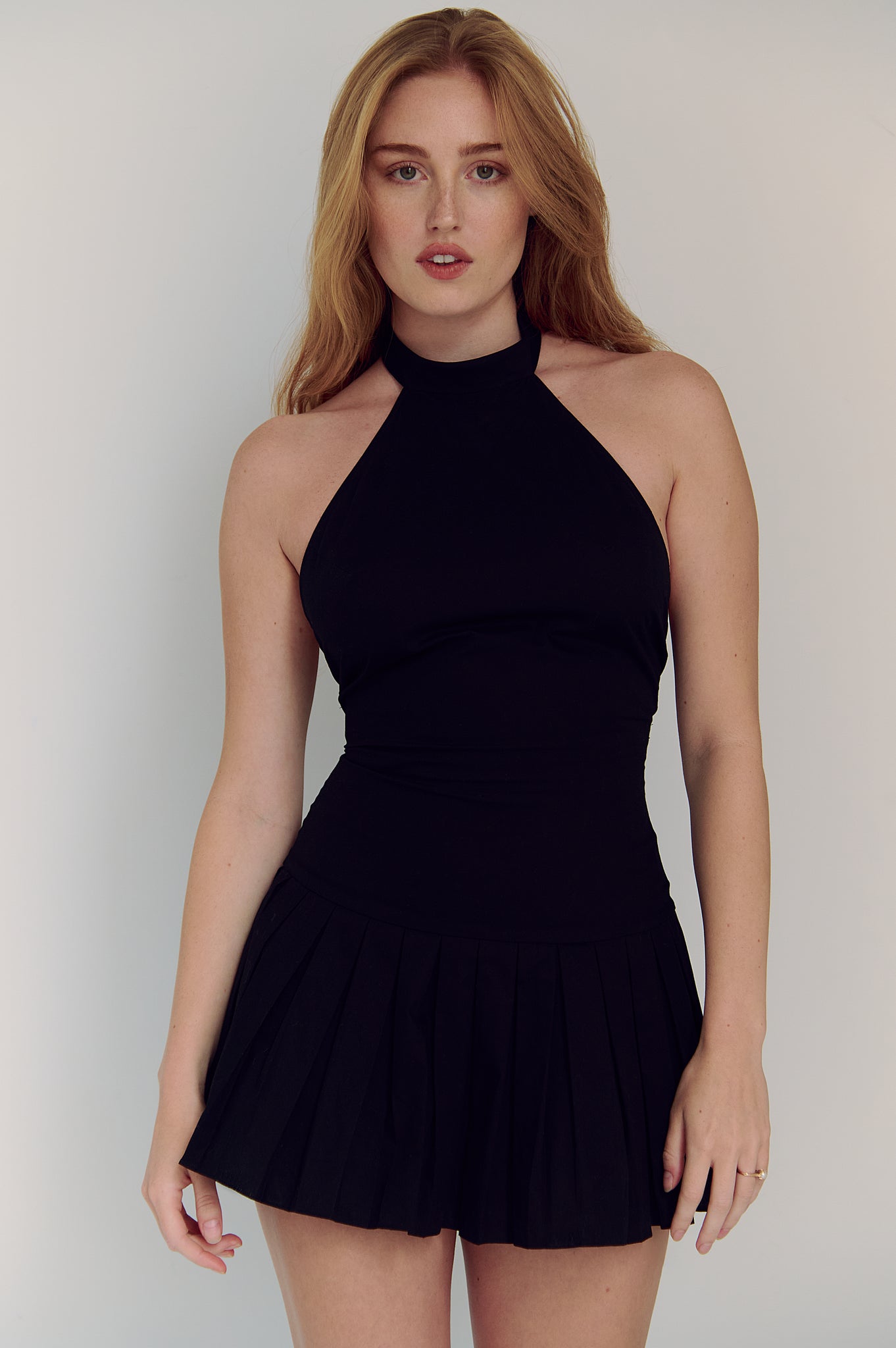 The Parkside Dress in Black Amoy New York The Parkside Dress in Black Amoy New York
