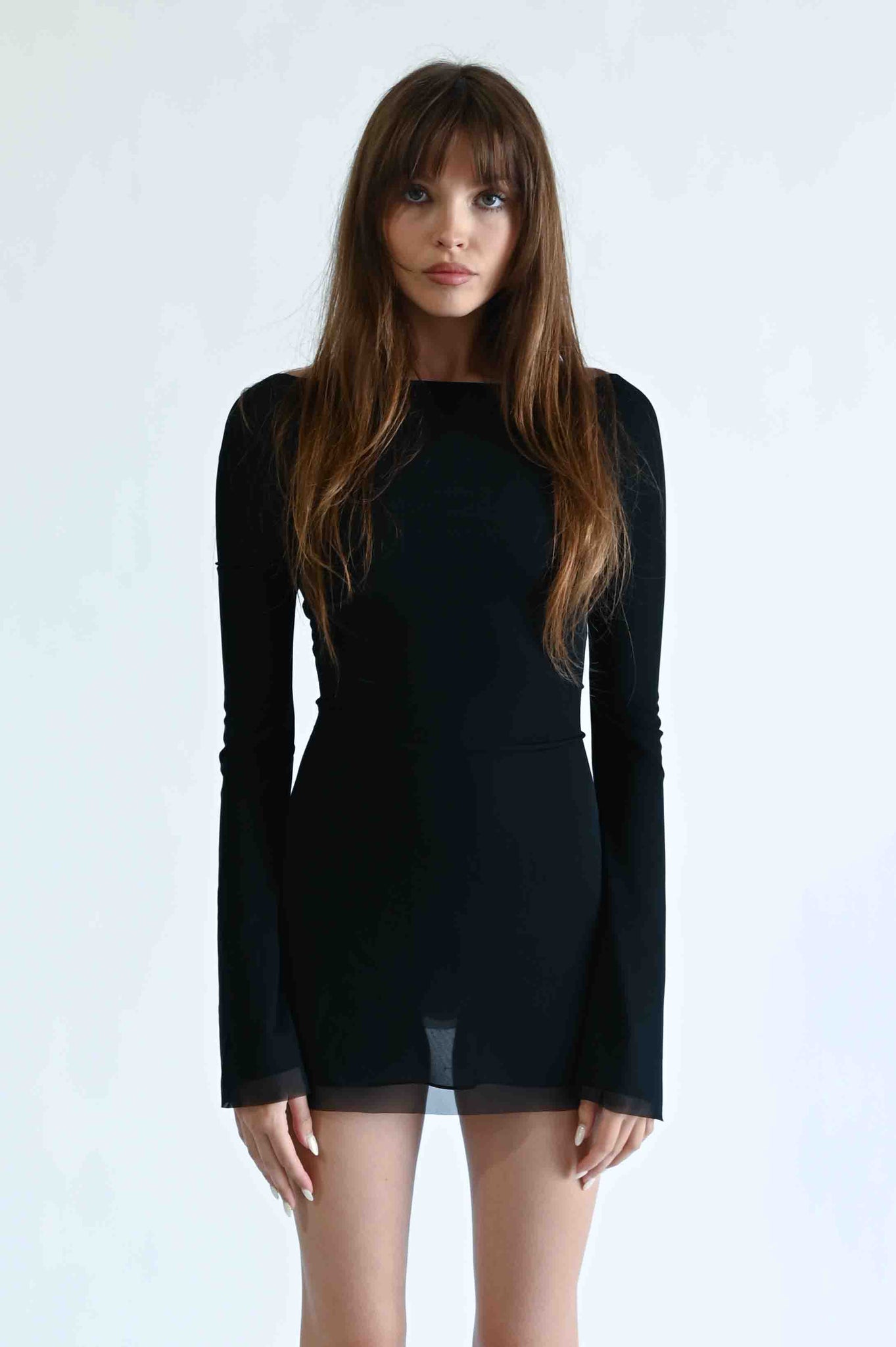 The Jane Mini Dress in Black | AMOY New YORK XS The Jane Mini Dress in Black | AMOY New YORK XS