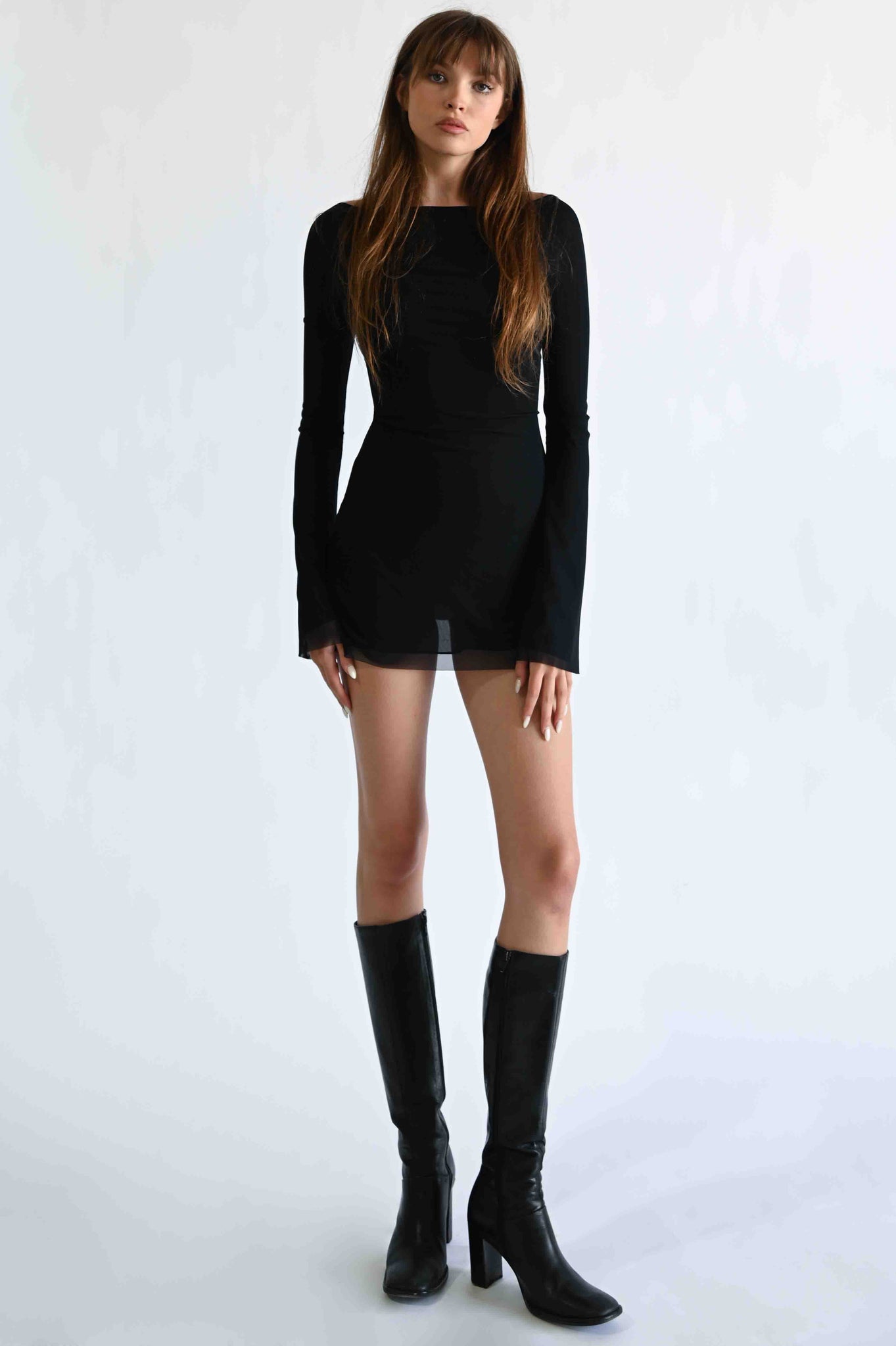 The Jane Mini Dress in Black